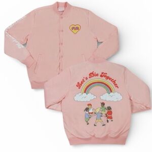 Melanie Martinez Singer Merch Ring Around The Rosie Jacket Pink Women’s SZ Large